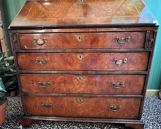 Early 19th double bonnet secretary