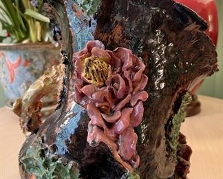 Antique Majolica planter