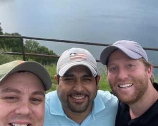 Golfing at Possum Kingdom Lake! A little R&R for the crew!