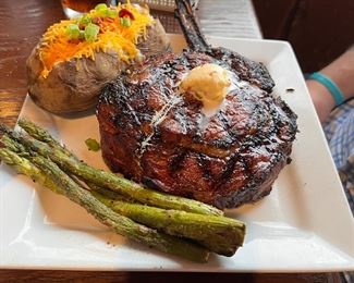 Yes….Tim Morrison from estatesales.net had an amazing ribeye at The Wildcatter Ranch and Resort. It was amazing!