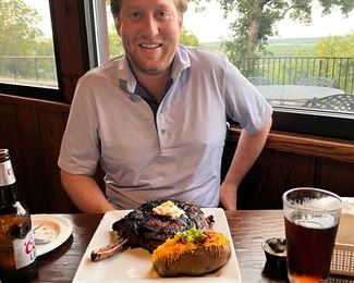 Wen loved his ribeye too!