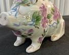 wcolorful hand painted porcelain pig691 t