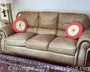 wleather couch and cushions531 t