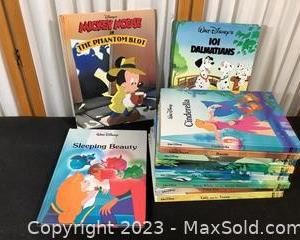 wlot of walt disney story books1081 t