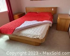 wmid century bed and nightstands1101 t