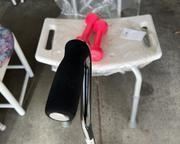wshower chair hand weights and cane1281 t