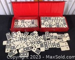 wtwo sets of cardinal dominos in cases1051 t