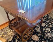 wvintage kling drop leaf teabar cart51 t
