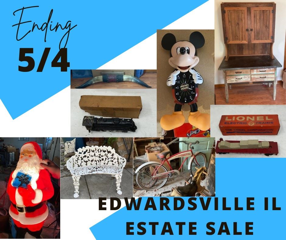 Edwardsville IL Estate Sale Part 1 starts on 4/23/2023