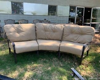 Woodard Cortland Crescent Sofa