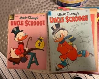 A few of the comic books