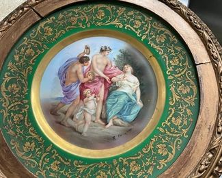 Austrian Plate in Gilt Frame