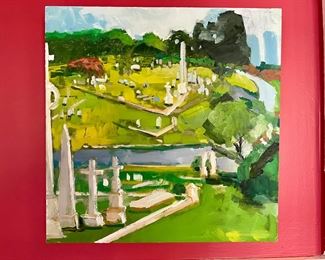 Award winning loval artist - Paula Wacsstock. This is of Hollywood Cemetery and was just in a juried show!