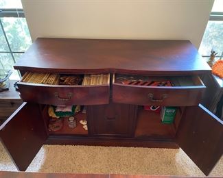 Duncan Phyfe Buffet : 50”W 19”D 34”T
$250.00 or all 3 pieces $600.00