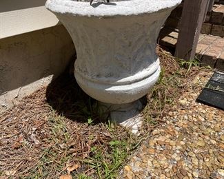 Large Concrete Pots (2) $45.00 each or $90.00 pair