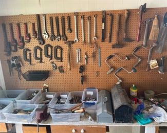 All kinds of hand tools.