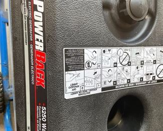 Power Back Generator Running condition  $350.00