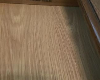 Thomasville End Table with Drawer.  $65.00                                    20"W 26"D 21"T