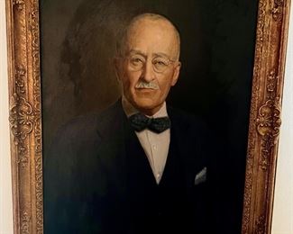 D. BERNEY Oil Portrait of a Gentleman 