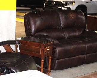 Gorgeous high end leather furniture and chest of drawers.  The no gravity chair is by Human Touch Model pc-095 Perfect Chair.  These pieces are all in beautiful condition.  