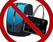 no purses allowed