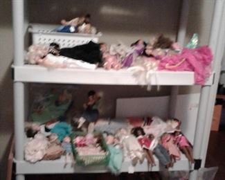 VINTAGE BARBIES, DOLLS AND GAMES