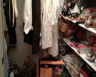 HOLIDAY DECOR, CANDLES AND VINTAGE CLOTHES