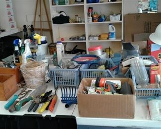 GARAGE, GARDENING ITEMS AND MORE