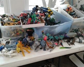 ACTION FIGURES AND TRANSFORMERS