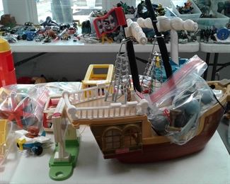 FISHER PRICE PIRATES SHIP AND MORE