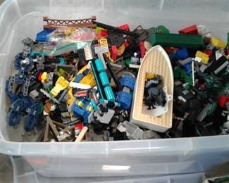 CRATE FULL OF LEGOS