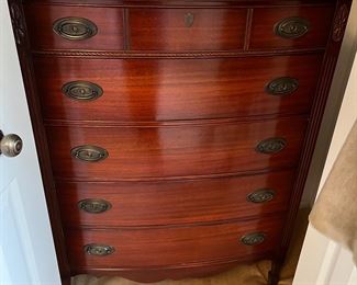 Five-drawer dresser by Dixie.