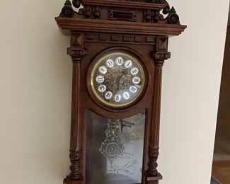 Impressive wall clock by The Gazo Clock Factory.