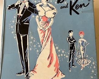 Front of vintage Barbie doll case.