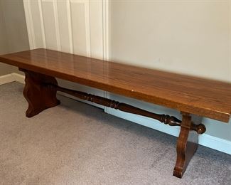Vintage wood bench