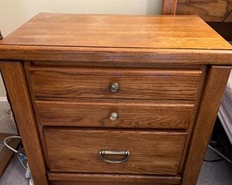 One of two nightstands
