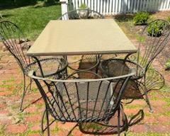 Plenty of nice outdoor furniture..