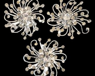 Vintage Sarah Coventry Clip-ons and Brooch