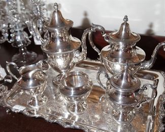 STERLING SILVER TEA SERVICE