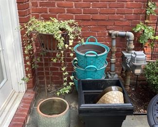 Pots and plant stands