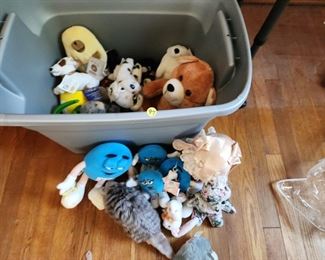 Stuffed Animal Lot including Boyd Bears, M&Ms, Beanie Baby and More
