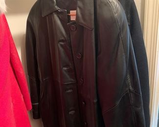 Long Leather Coat