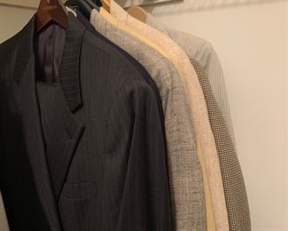Men’s suits and sport coats