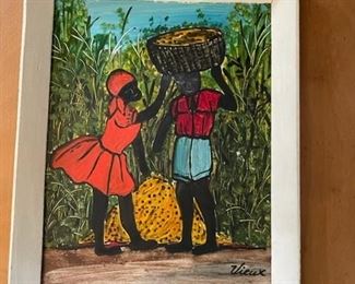 Haitian paintings.