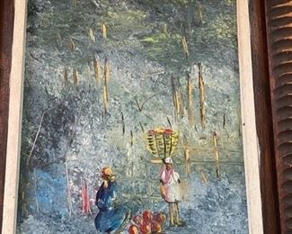 Haitian paintings.