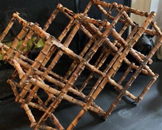 Bamboo wine holders