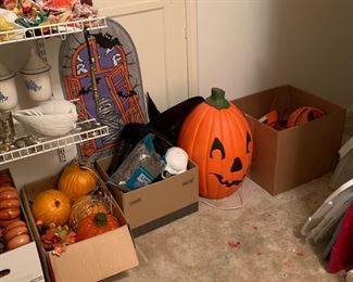 Halloween decorations.
