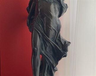 Eugene Marioton Bronze Sculpture with Base