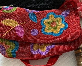 Beaded purse