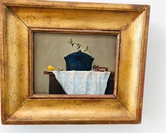 Ron Schaefer still life oil painting 
